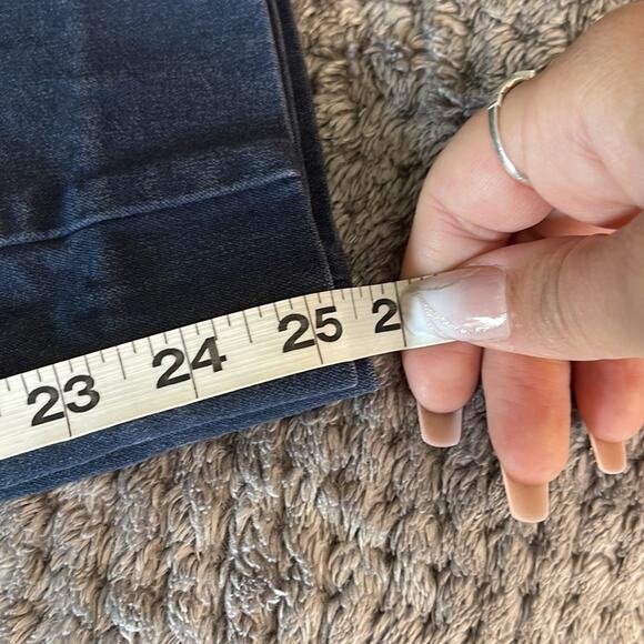 EVERLANE Blue Pull On Zip Side Skinny Stretch Ankle Pants Size 8 - Picture 10 of 10